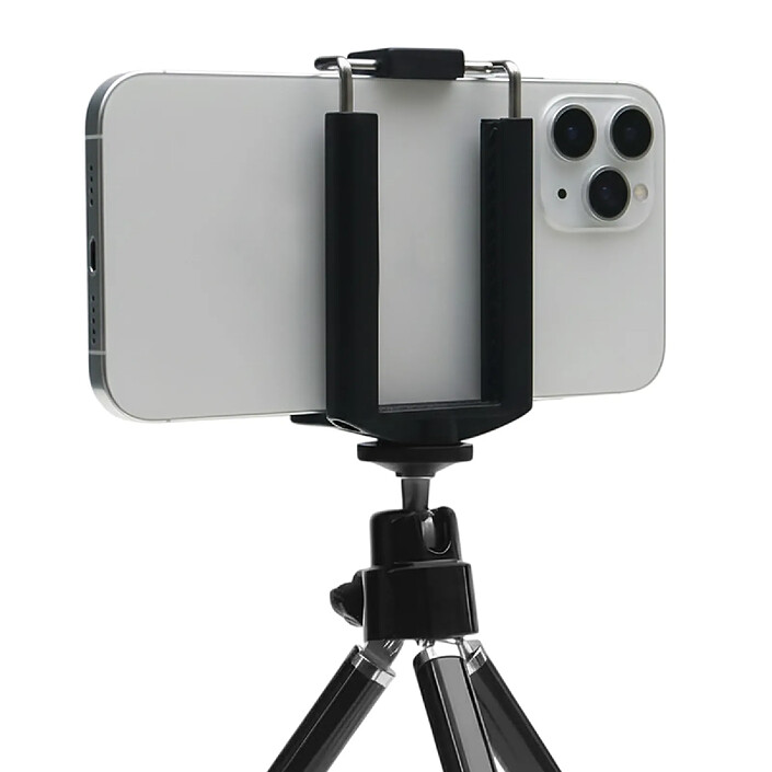 Avizar Support Smartphone Universel Trépieds Clip de Fixation Pas de vis standard Noir