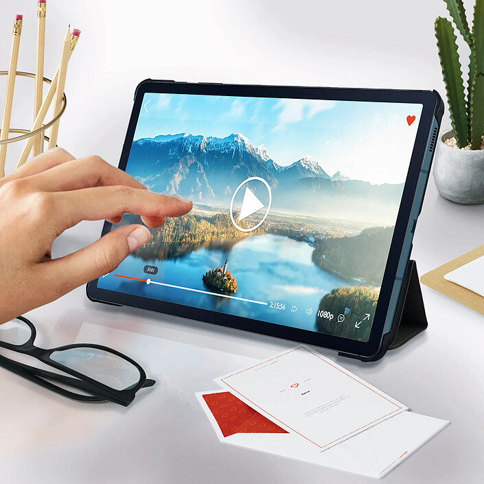 Avis Avizar Étui pour Samsung Galaxy Tab S6 Lite 2024, 2022 et 2020 Support Vidéo Design Fin