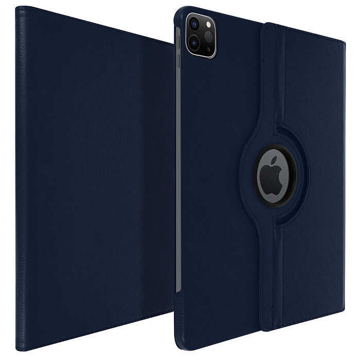 Avizar Étui Intégrale pour iPad 11 Pro 2020 avec Support Orientation 360° Bleu nuit