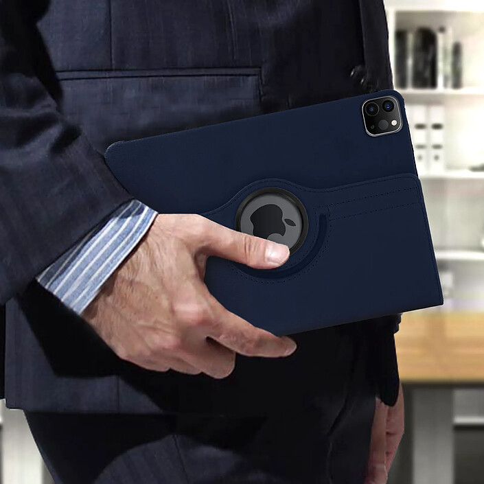 Avis Avizar Étui Intégrale pour iPad 11 Pro 2020 avec Support Orientation 360° Bleu nuit