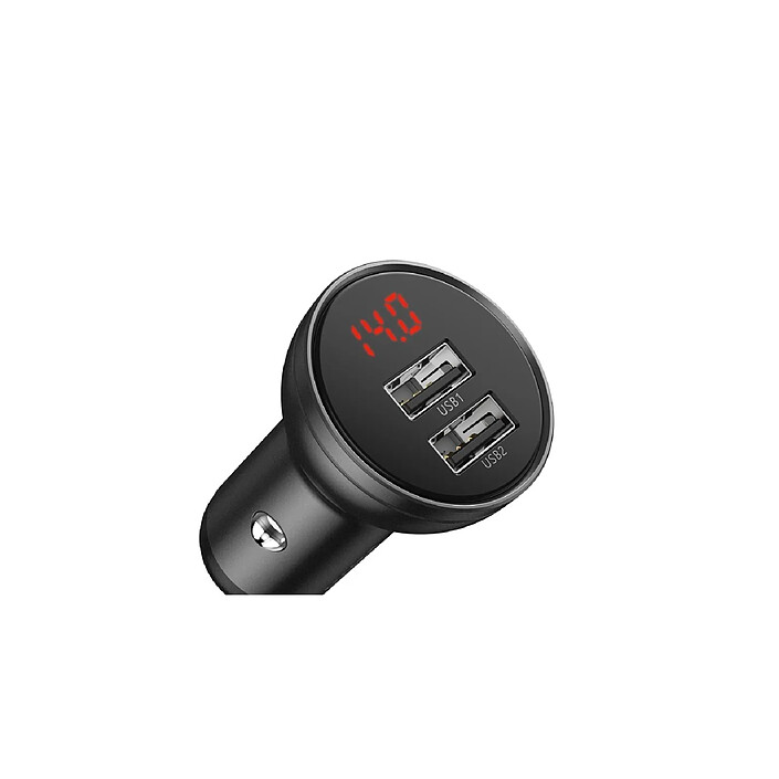 Baseus Chargeur allume cigare double USB 24W Noir pas cher
