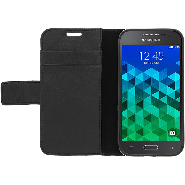 Avis Avizar Etui Portefeuille - Housse Porte-Carte - Samsung Galaxy Core Prime - Noir