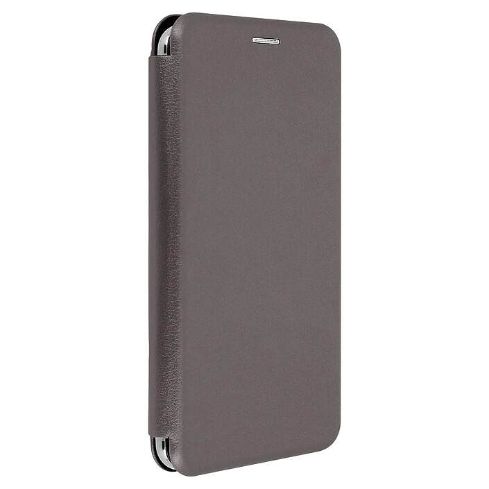 Étui pour Smartphone 5.4'' à 6'' Clapet Porte-carte Fonction Coulissante Taupe Gris