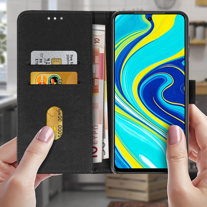 Avis Avizar Étui Folio pour Redmi Note 9S / Note 9 Pro / Note 9 Pro Max Série Chesterfield