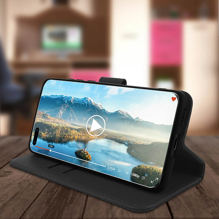 Acheter Avizar Étui pour Huawei P40 Pro Clapet Portefeuille Fonction Support Vidéo Noir