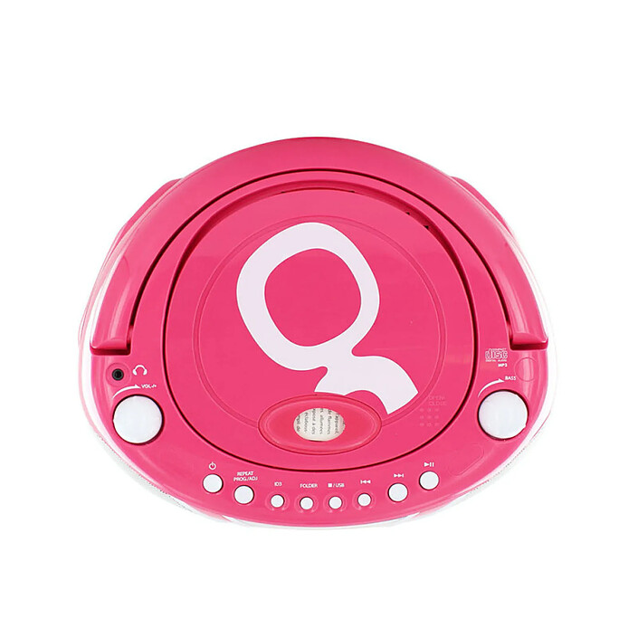 Acheter No Name 477148 - Lecteur CD MP3 enfant avec port USB - rose et blanc