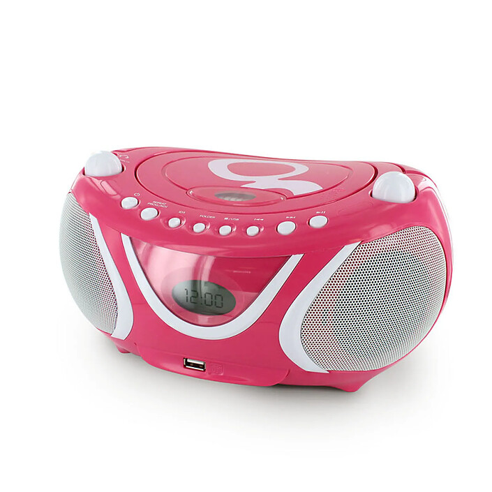 Avis No Name 477148 - Lecteur CD MP3 enfant avec port USB - rose et blanc