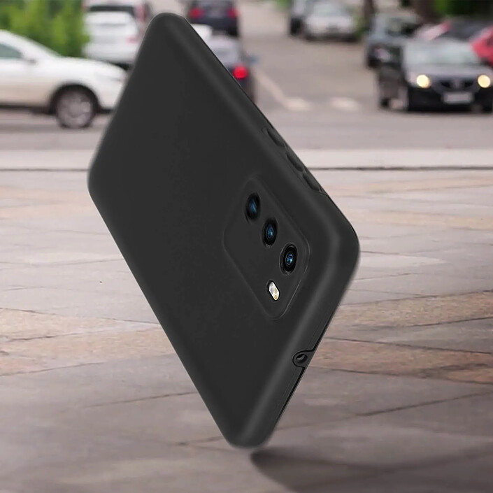 Avizar Coque Intégrale pour Huawei P40 Protection Avant Souple et Dos Rigide Noir pas cher