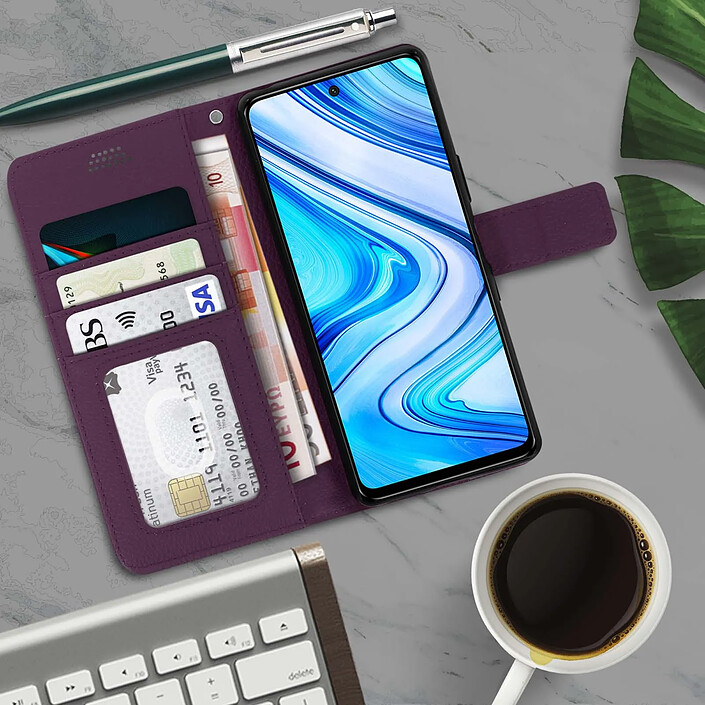 Avis Avizar Housse pour Redmi Note 9S / 9 Pro / 9 Pro Max Étui Folio Porte carte