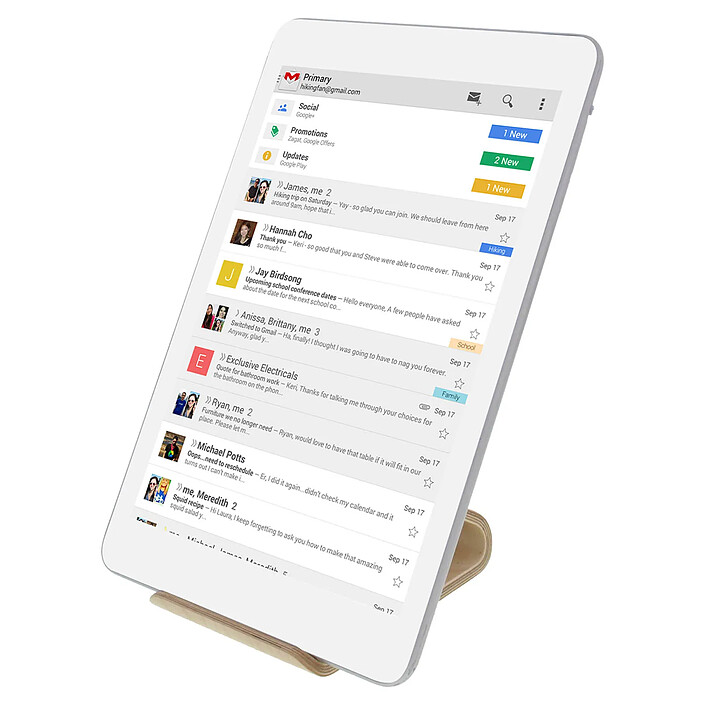 Acheter Avizar Support bureau en bois pour Smartphone et Tablette Beige