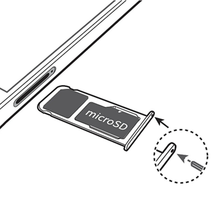 Acheter Avizar Tiroir SIM Huawei P20 Lite support carte nanoSIM + microSD - noir