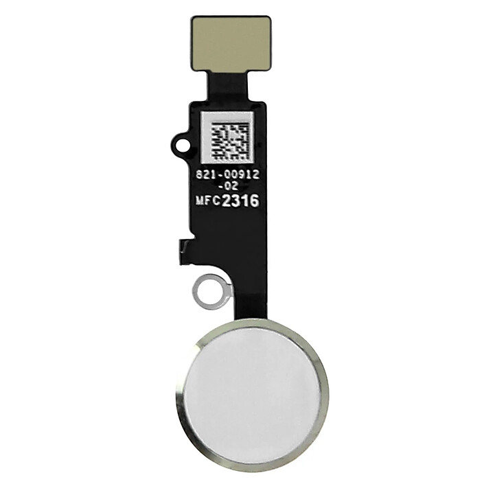 Avizar Bouton Home Complet pour iPhone 7 Bouton principal + nappe de connexion