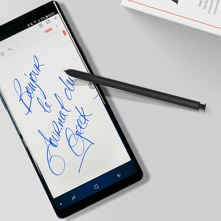 Avis Avizar Stylet pour Galaxy Note 9 Avec Pointe Fine Noir