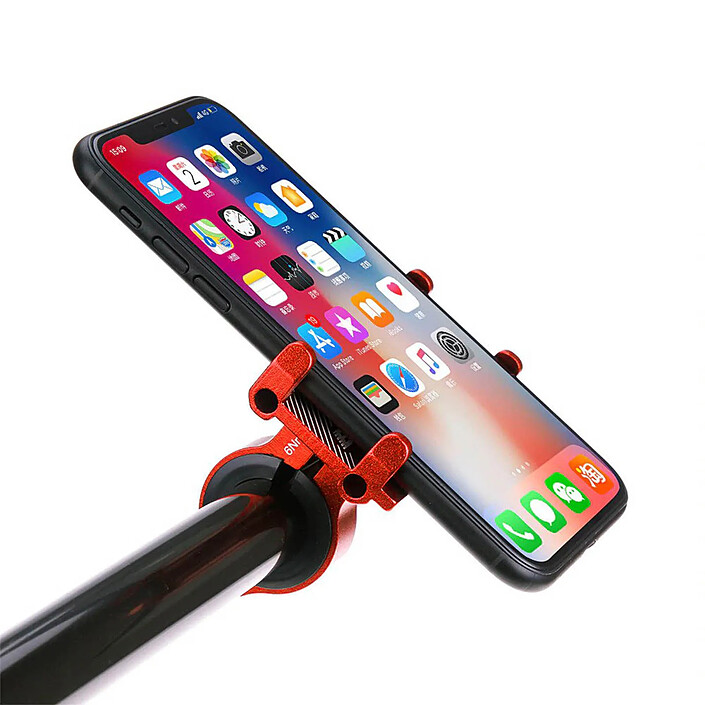 Avizar Support Vélo Smartphone 55 à 100mm de largeur Fixation Guidon Acier G-81 pas cher