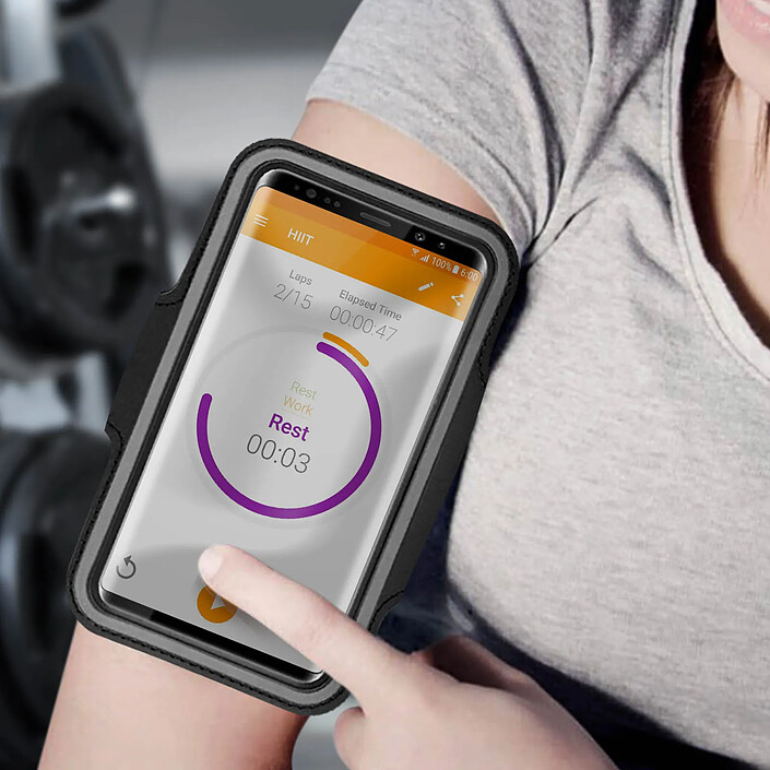 Acheter Avizar Brassard sport pour Smartphone Étui Anti-pluie Fenêtre Tactile Lanière Réglable