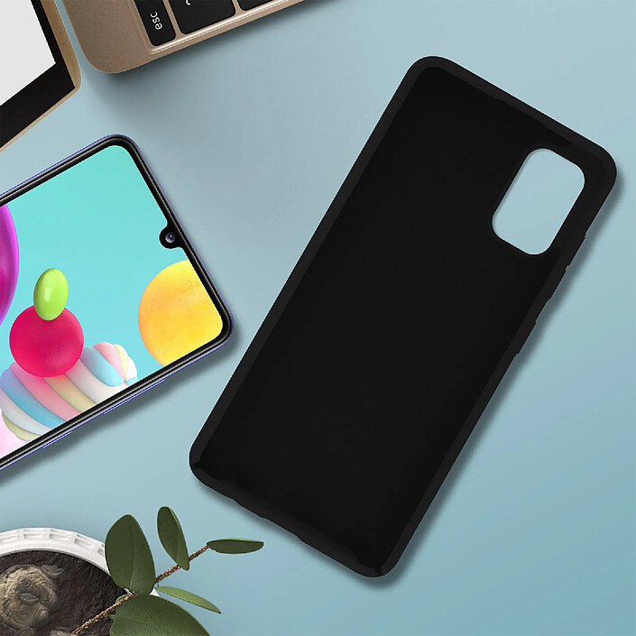Avis Avizar Coque Soft-Touch pour Galaxy A41 en Silicone Semi-rigide Antidérapant Noir