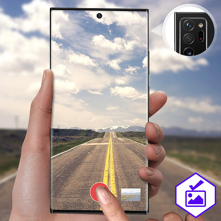 Avizar Film Caméra Samsung Galaxy Note 20 Ultra Verre Trempé Anti-trace pas cher