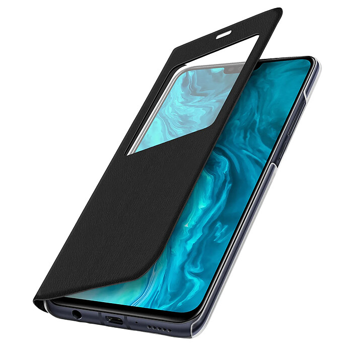 Coque Portefeuille Pour Honor 9X Lite - Noir/Rouge - Avec Verre Trempé Inclus - Neuf
