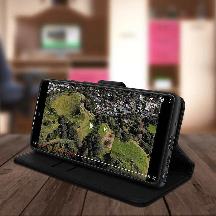 Acheter Avizar Étui Galaxy Note 20 Ultra Housse Intégrale Porte-carte Fonction Support noir