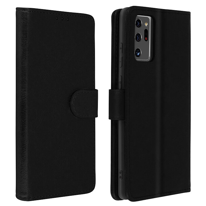 Avizar Étui Galaxy Note 20 Ultra Housse Intégrale Porte-carte Fonction Support noir