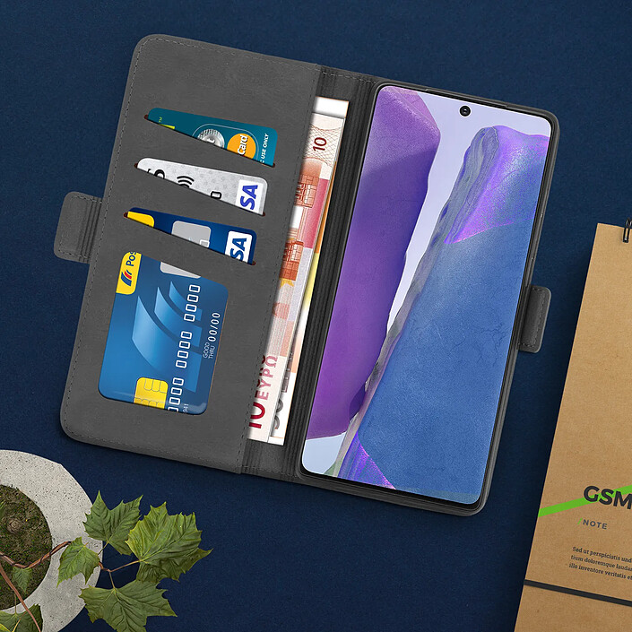 Acheter Avizar Housse pour Samsung Galaxy Note 20 Étui Folio Porte-carte Fonction Support