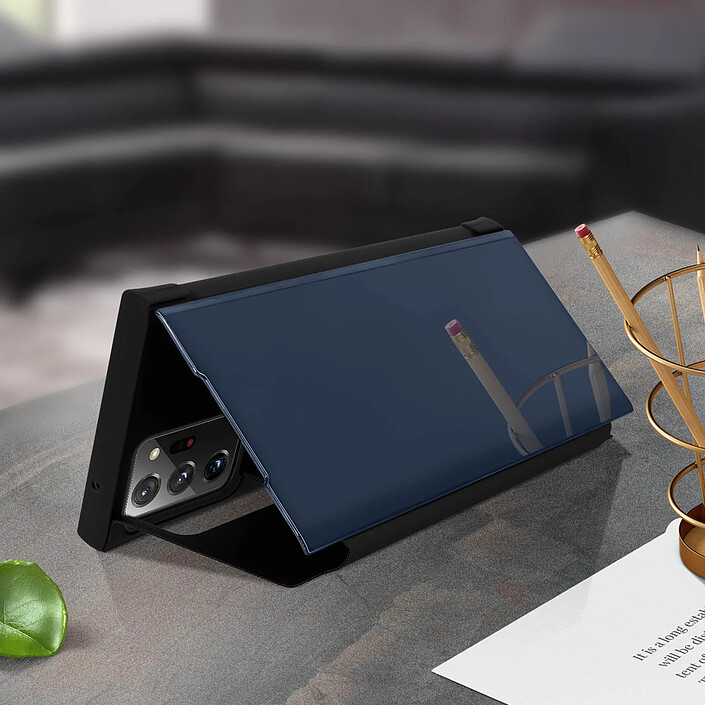 Avis Avizar Housse pour Samsung Galaxy Note 20 Ultra Clapet translucide Miroir Support Vidéo