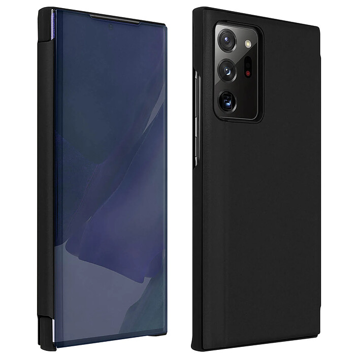 Avizar Housse pour Samsung Galaxy Note 20 Ultra Clapet translucide Miroir Support Vidéo