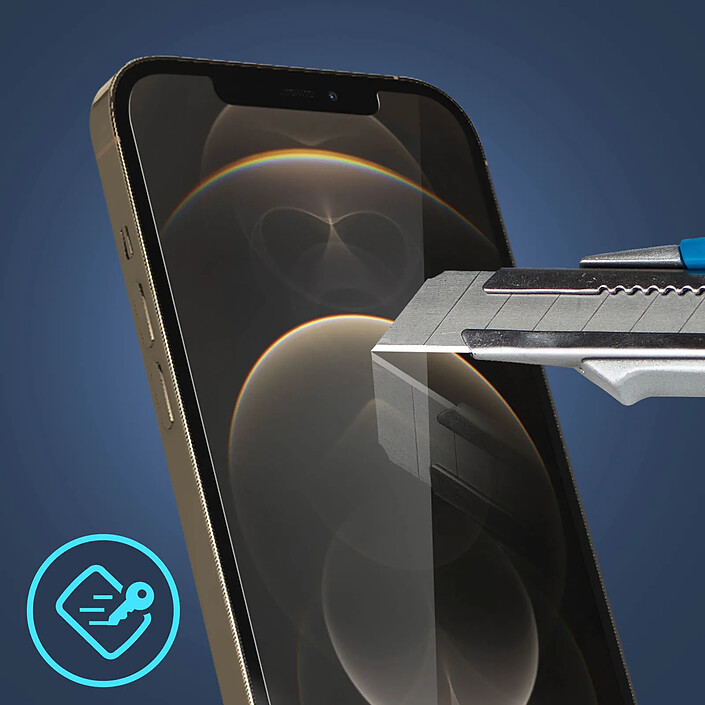 Avis Avizar Film Écran Apple iPhone 12 Pro Max Verre Trempé 9H Anti-traces - Transparent