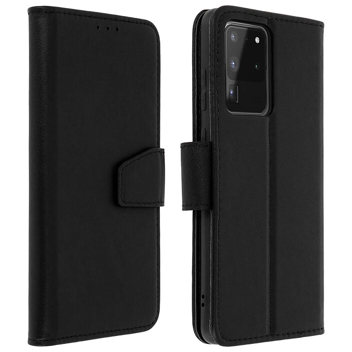 Avizar Housse pour Samsung Galaxy S20 Ultra Cuir Porte-carte Fonction Support Premium