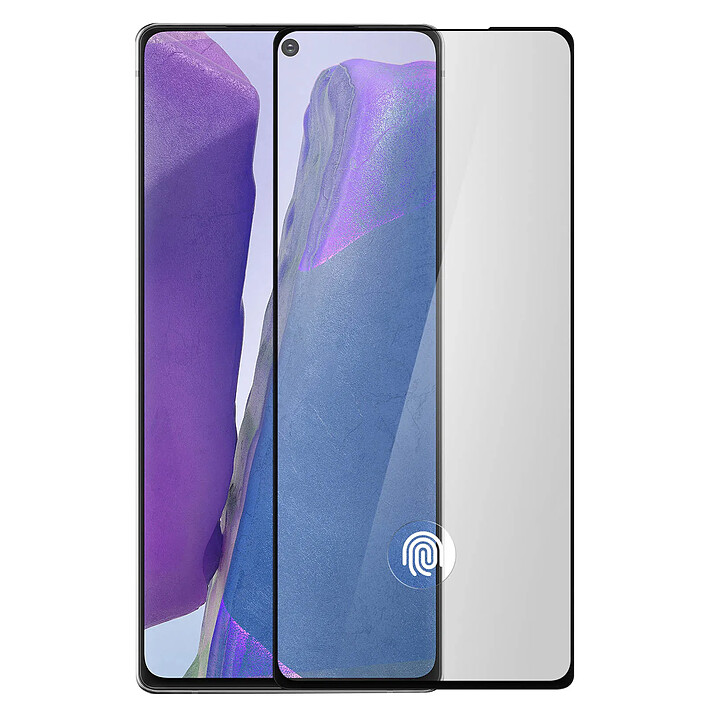 Avizar Protection d'Écran pour Galaxy Note 20 en Verre Trempé Incurvé Ultrasonique Noir transparent
