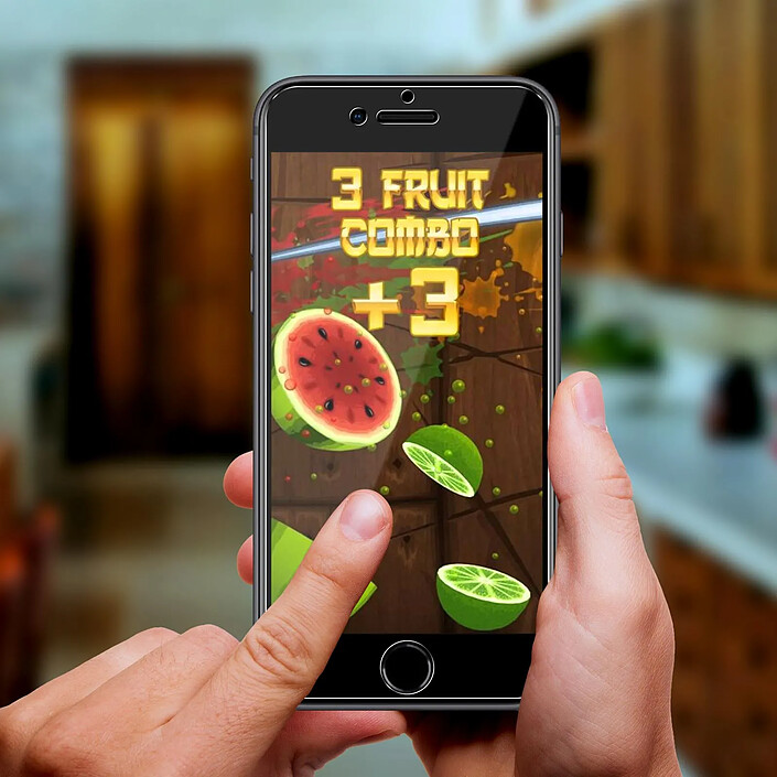 Acheter Avizar Film iPhone SE 2022 / 2020 et 8 / 7 en Latex Flexible Résistant Transparent