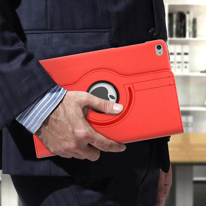 Avis Avizar Étui avec Fonction Support Rotatif 360° Housse pour iPad Mini 4 / 5 Rouge