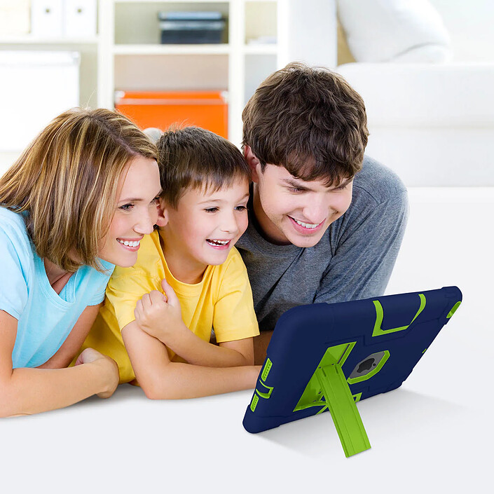 Acheter Avizar Coque Enfant avec Support pour iPad 9 2021 iPad 8 2020 iPad 7 2019 Bleu nuit