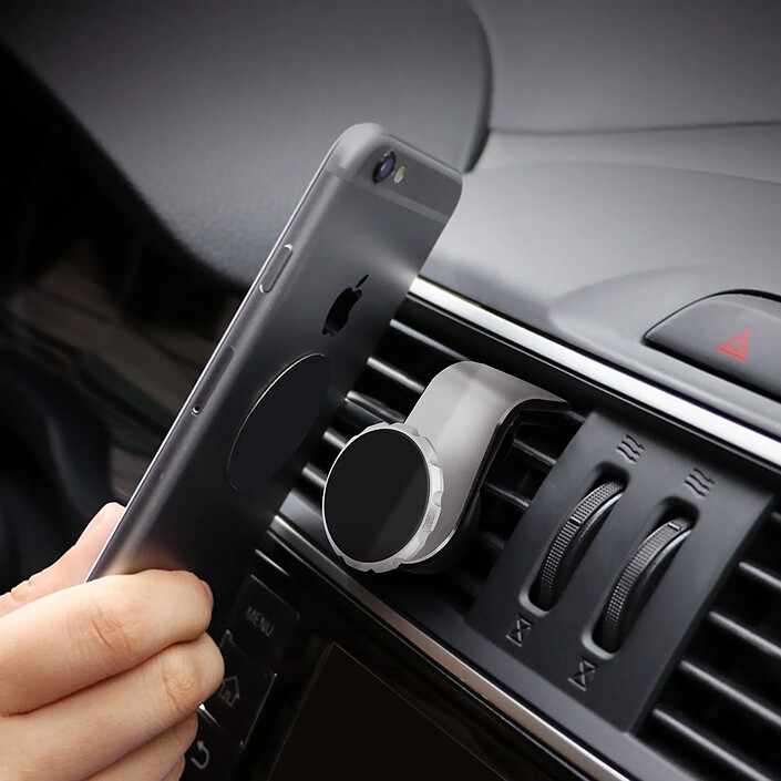 Avizar Support voiture pour Smartphone Système aimanté Fixation grille d'aération pas cher