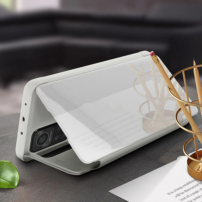 Avis Avizar Étui Xiaomi Mi 10T/Mi 10T Pro Clapet Translucide Design Miroir Support