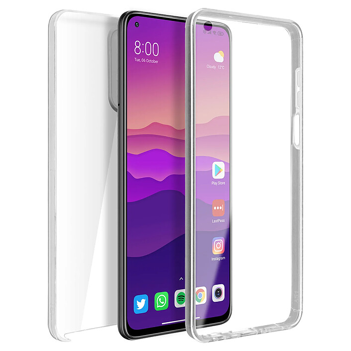 Avizar Coque pour Xiaomi Mi 10T/10T Pro Protection Arrière Rigide Avant Souple