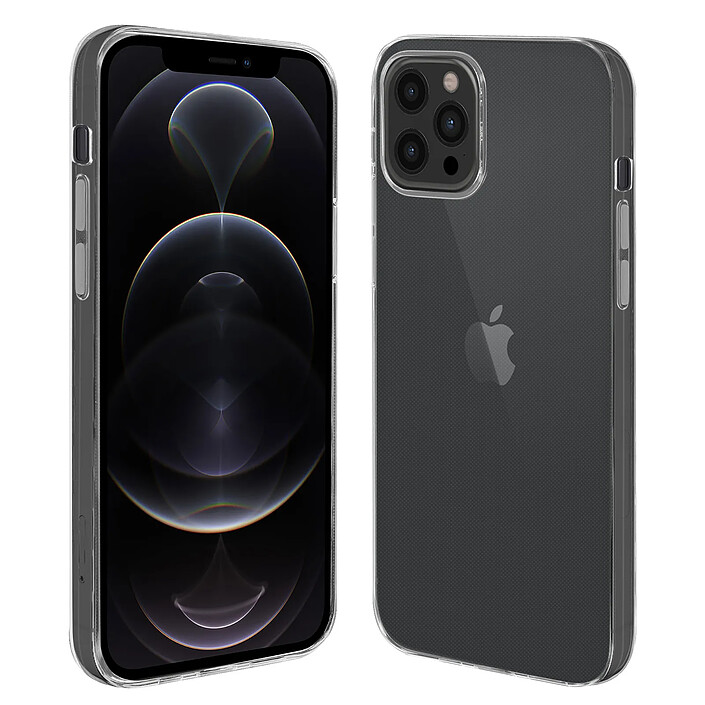 Avizar Coque Apple iPhone 12 Pro Max Silicone Flexible Caméra surélevée