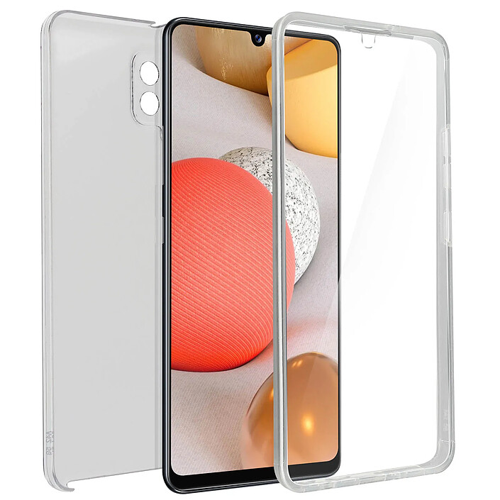 Avizar Coque Samsung Galaxy A42 5G Protection Arrière Rigide Avant Souple