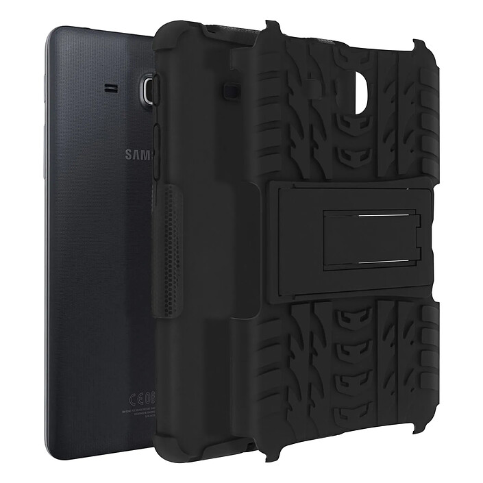 Avizar Coque pour Samsung Galaxy Tab A 7'' / A6 7'' 2016 Antichoc Hybride Béquille Support Noir