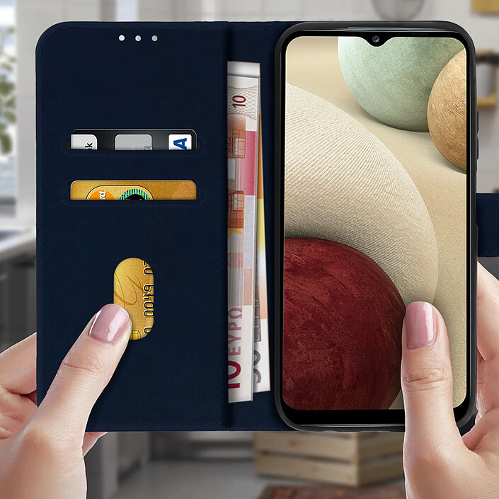 Avis Avizar Étui pour Samsung Galaxy A12 Clapet Portefeuille Support Vidéo