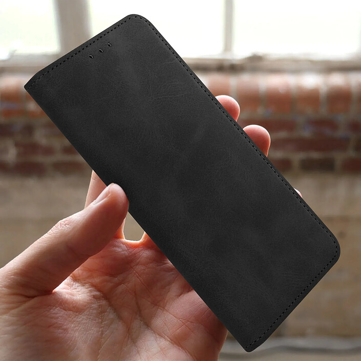 Avizar Étui Samsung A52 et A52s Portefeuille Support Vidéo Fermeture Magnétique noir pas cher