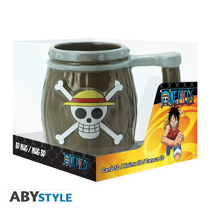 One Piece - Mug 3D Tonneau pas cher
