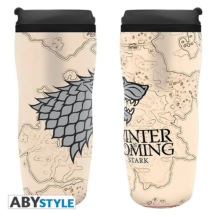 Game Of Thrones - Mug de voyage Winter is coming pas cher