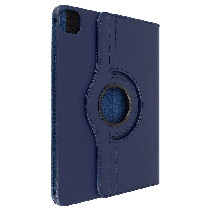 Housse pour iPad Air 2025 / 2024 / 2022 / 2020 Fonction Support Rotatif 360° Bleu