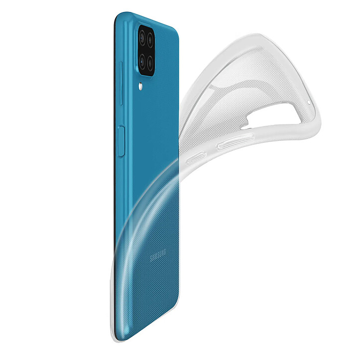 Avizar Coque Antichoc pour Galaxy A12 modèle Classique en Silicone souple pas cher