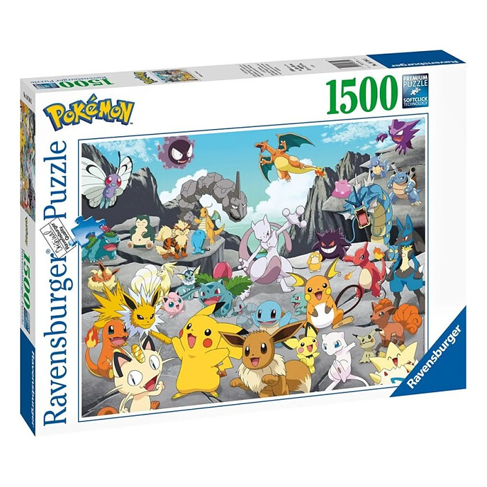 Pokémon - Puzzle  Classics (1500 pièces) pas cher