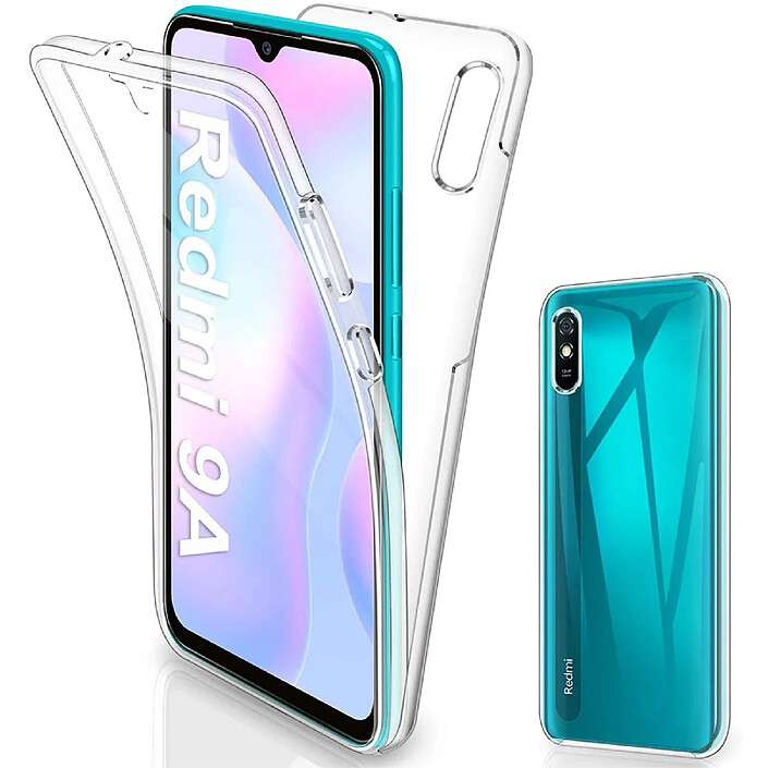 Coque Rebord Contour Silicone et Vitre Transparente Housse Etui 360 Degres QW1 pour Xiaomi Redmi Note 11 Pro 4G Bleu