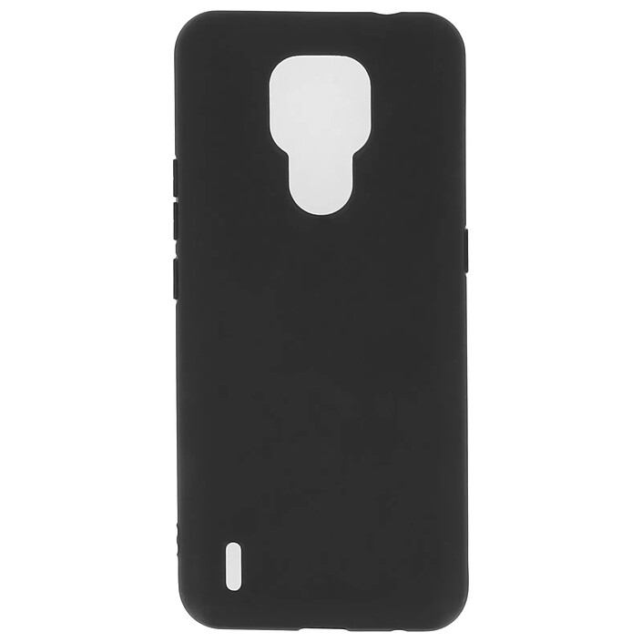 Avizar Coque Motorola Moto E7 Souple Flexible Antichoc Finition Mat Noir