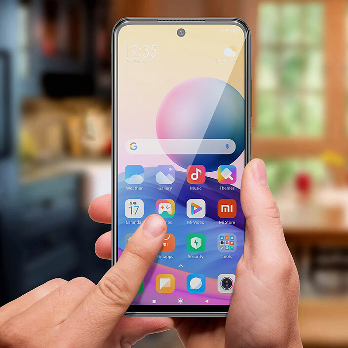 Avizar Vitre Xiaomi Redmi Note 10 5G et Poco M3 Pro Anti-traces pas cher