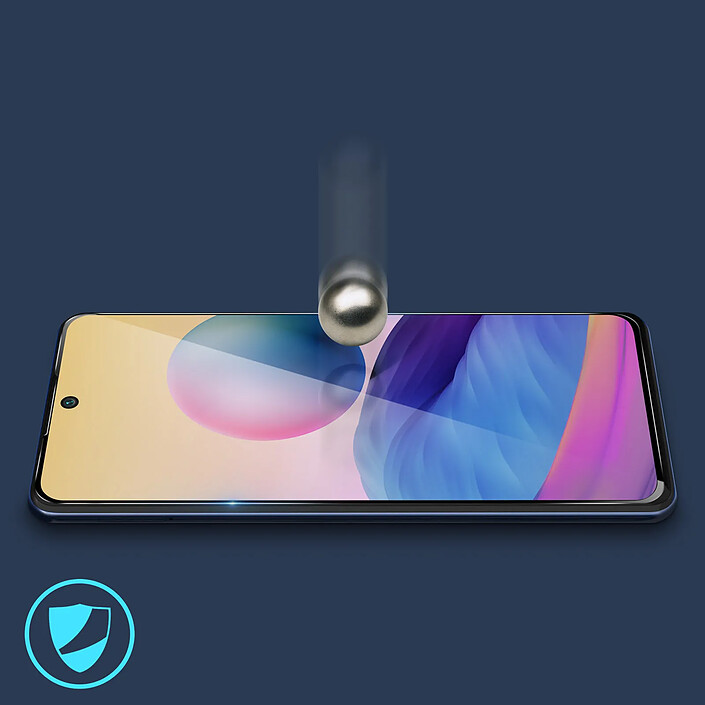 Avis Avizar Vitre pour Xiaomi Redmi Note 10 5G et Poco M3 Pro Biseauté Anti-traces